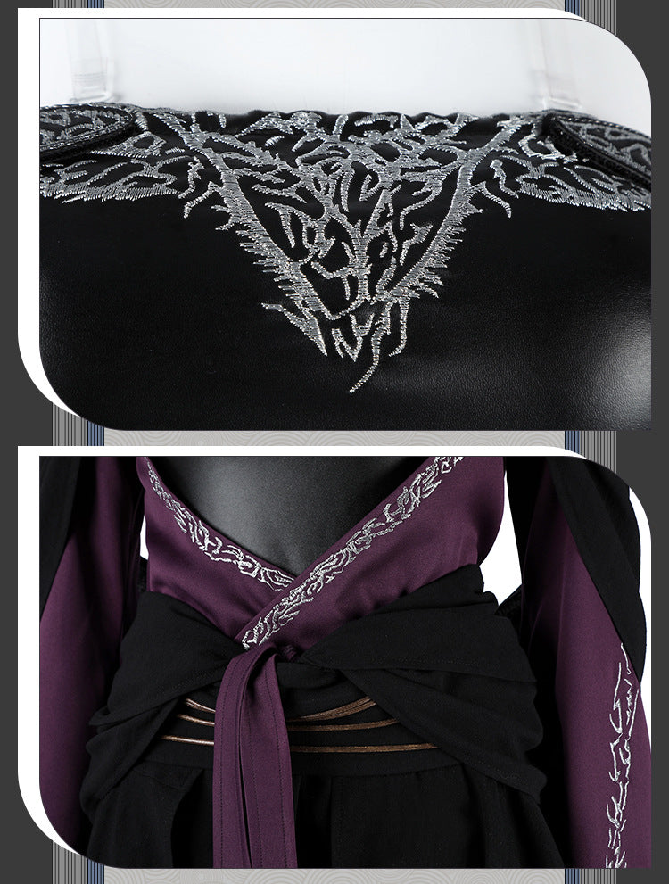 Twilight Hermit Cosplay Costume – Dark Fantasy Cloak & Hat Set for Halloween