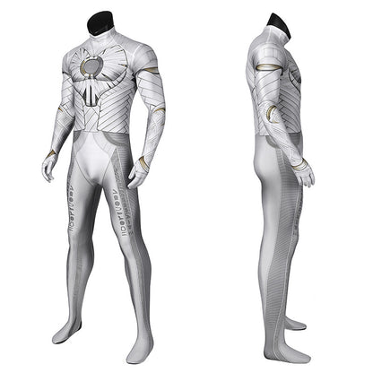 Lunar Hero Cosplay Costume – Bodysuit with Cape for Men