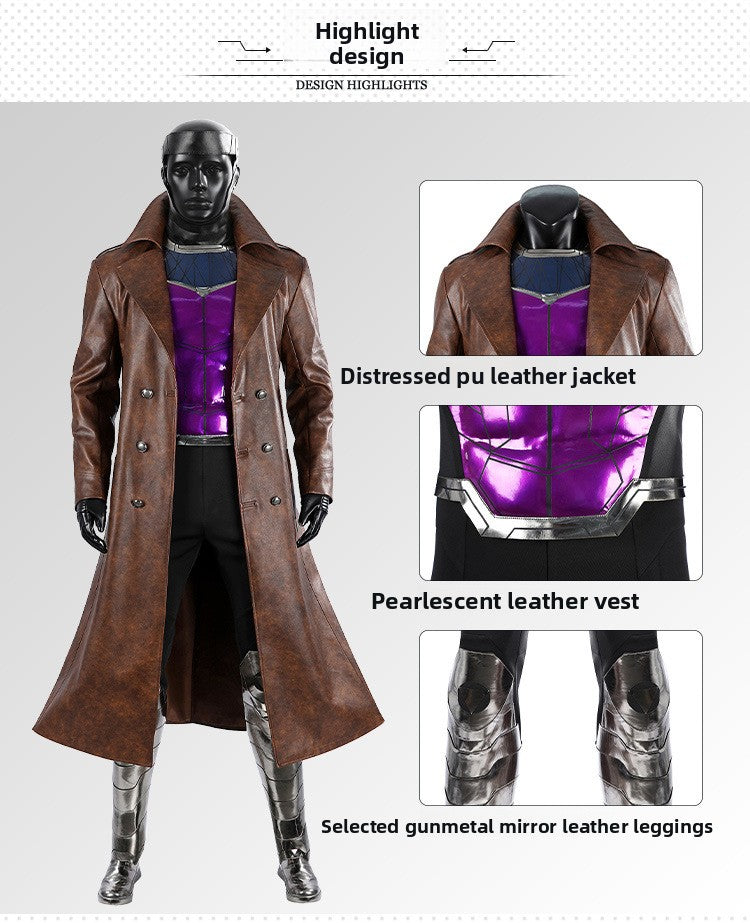 Anti-Hero Red Tactical Suit with Black Accents - Full Cosplay Outfit Male | Belt Holsters Gloves Mask