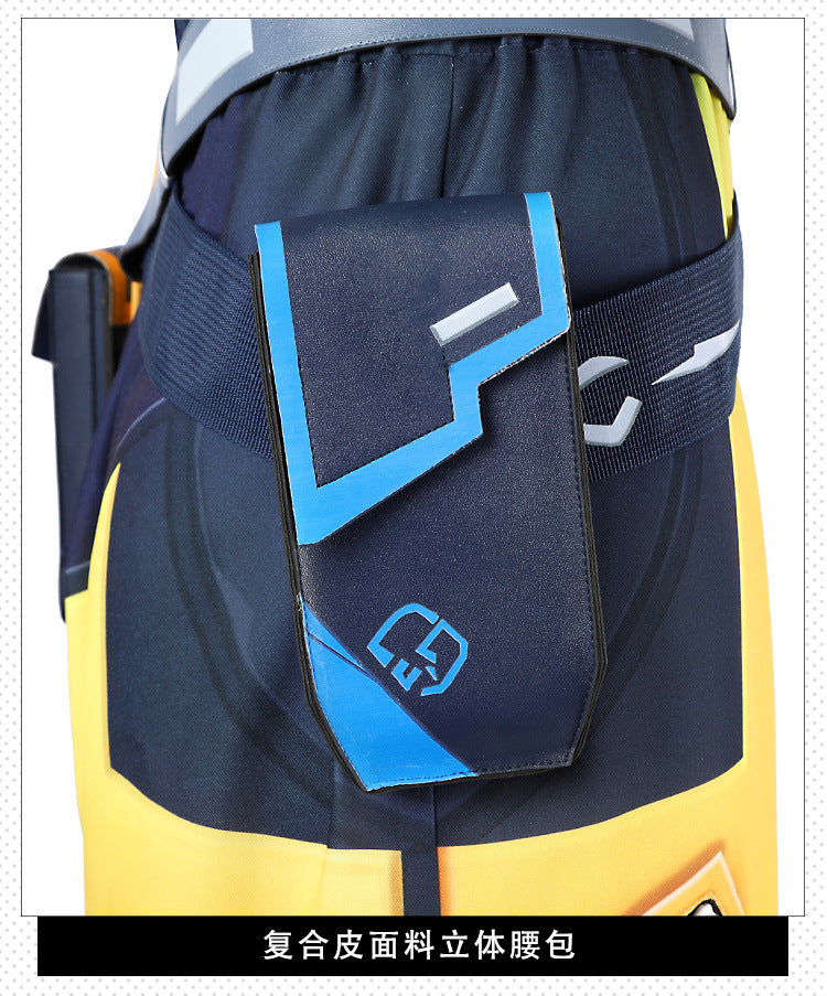 Prismatic Energy Cosplay Costume – Futuristic Fantasy Performance Outfit Set