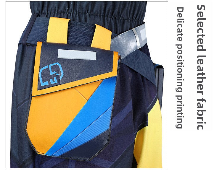 Prismatic Energy Cosplay Costume – Futuristic Fantasy Performance Outfit Set