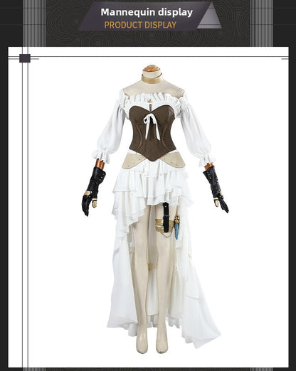 FF14-style Ishgard Noble Attire Healing/Ranged Female Cosplay Dress