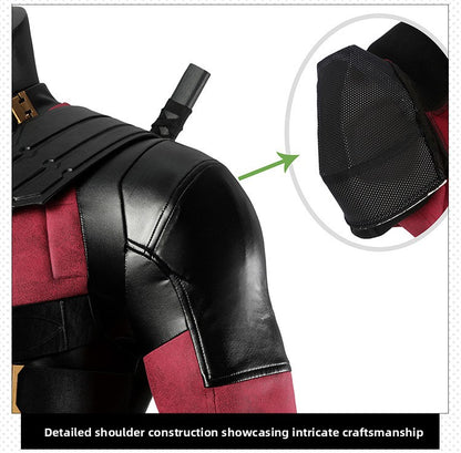 Mercenary Hero Cosplay Costume – Wade Bodysuit and Accessories Set