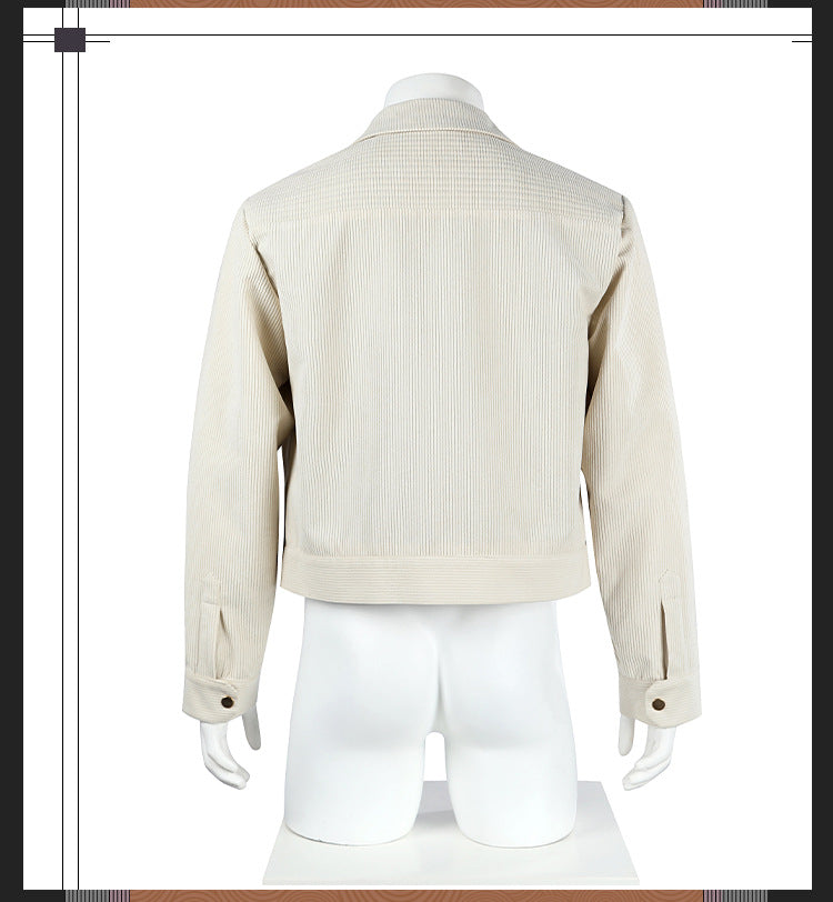 Retro Blue Uniform Jacket with Collar & Patches - Full Cosplay Set Kids/Adult Sci-Fi Academy Style