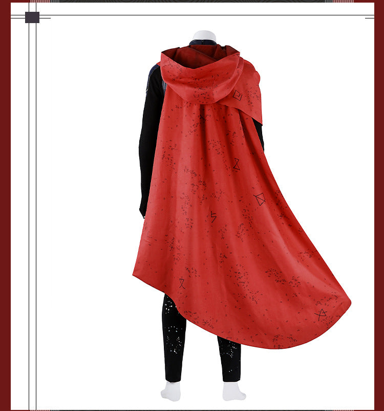 Dark Witch Sorceress Cosplay Costume – Gothic Magic Robe Outfit for Halloween & Themed Events