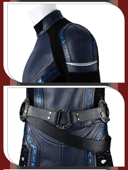 Dark Witch Sorceress Cosplay Costume – Gothic Magic Robe Outfit for Halloween & Themed Events