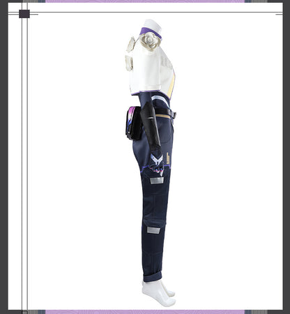 Metallic Thorn Sentinel Cosplay Set - Green Black Futuristic Armor Outfit Male/Female