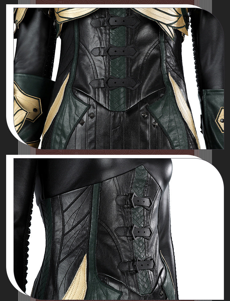 Dark Elf Priestess Cosplay Costume – Fantasy RPG–Inspired Performance Outfit Set