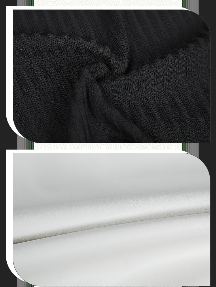 Young Silver Warrior White Lifestream Style Jacket - Shoulder Armor Belt Gloves Cosplay Ensemble Male