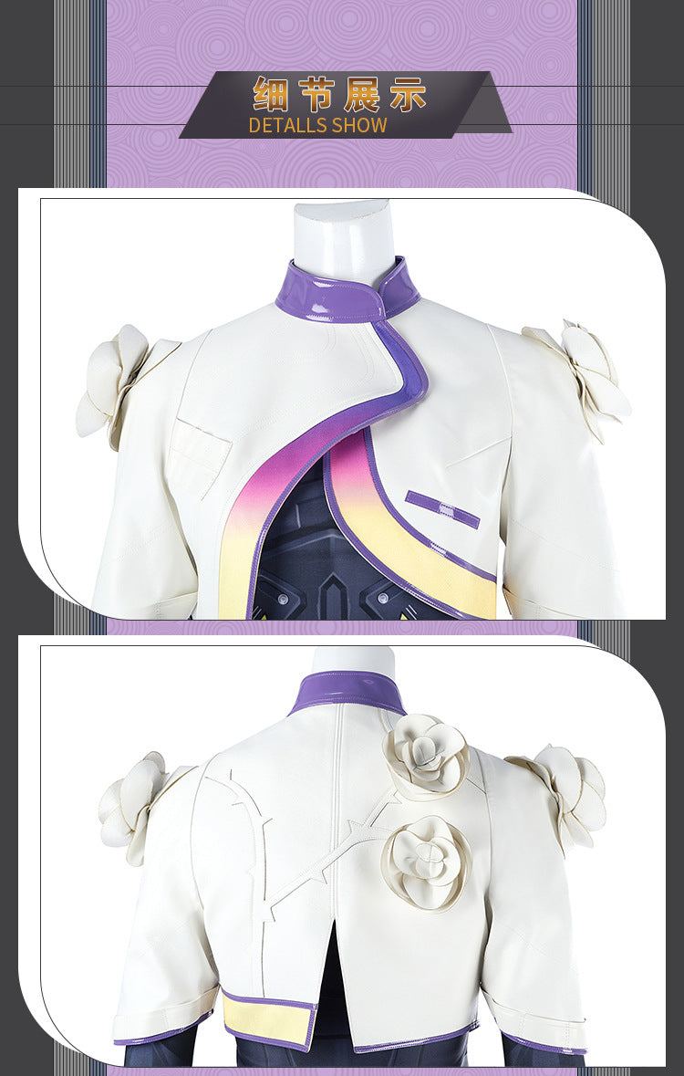 Metallic Thorn Sentinel Cosplay Set - Green Black Futuristic Armor Outfit Male/Female