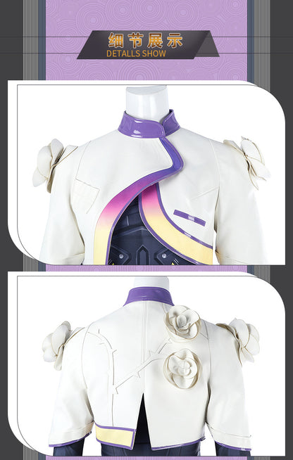 Metallic Thorn Sentinel Cosplay Set - Green Black Futuristic Armor Outfit Male/Female