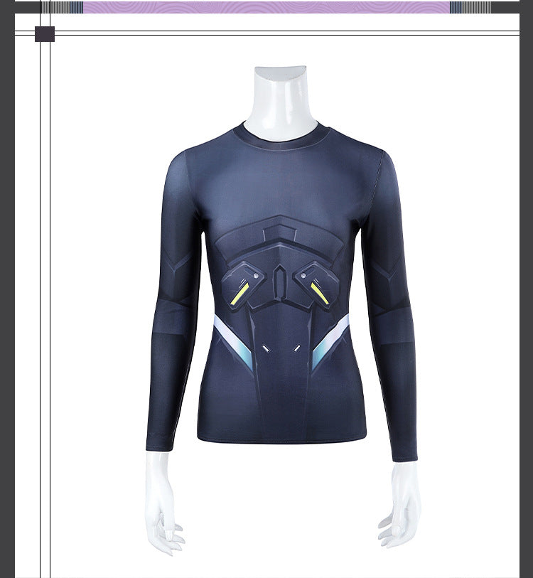 Metallic Thorn Sentinel Cosplay Set - Green Black Futuristic Armor Outfit Male/Female