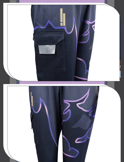 Metallic Thorn Sentinel Cosplay Set - Green Black Futuristic Armor Outfit Male/Female