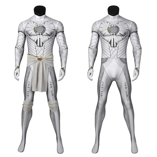 Lunar Hero Cosplay Costume – Bodysuit with Cape for Men
