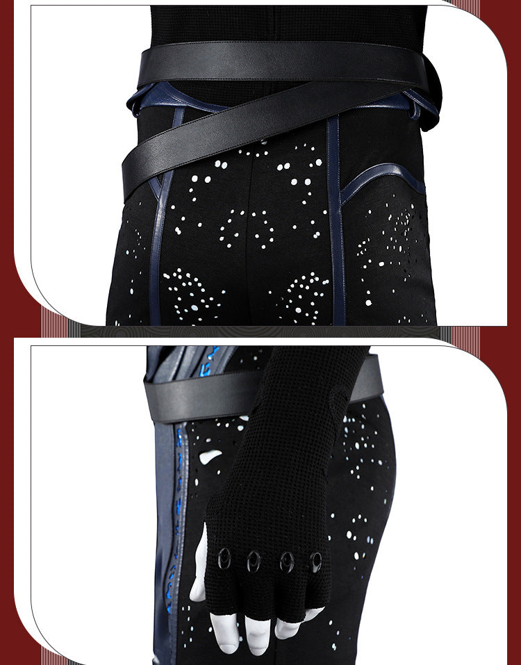 Dark Witch Sorceress Cosplay Costume – Gothic Magic Robe Outfit for Halloween & Themed Events