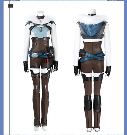 Ice Valkyrie Cosplay Costume – Fantasy Anime Battle Outfit for Women