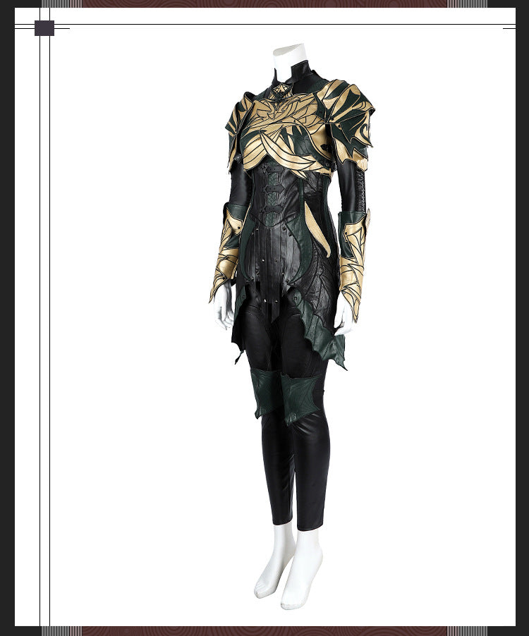 Dark Elf Priestess Cosplay Costume – Fantasy RPG–Inspired Performance Outfit Set