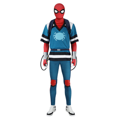 Friendly Neighborhood Superhero Cosplay Costume Set – Web-Inspired Hero Outfit for Halloween