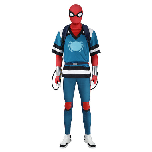 Friendly Neighborhood Superhero Cosplay Costume Set – Web-Inspired Hero Outfit for Halloween