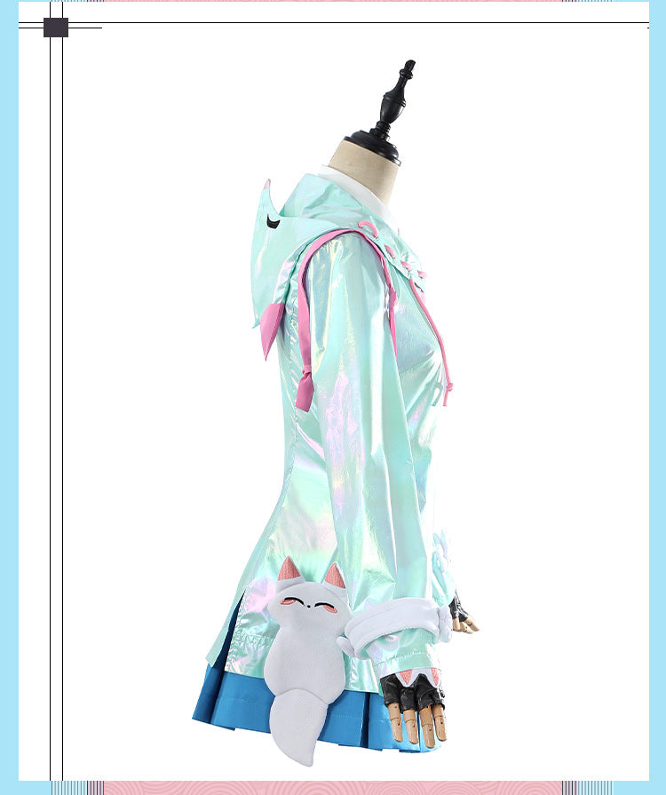 Mystic Guardian Cosplay Raincoat – Kiriko Anime Game Costume