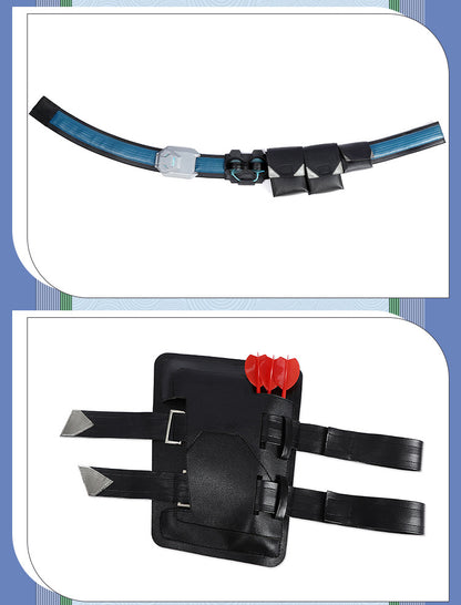 Ice Valkyrie Cosplay Costume – Fantasy Anime Battle Outfit for Women