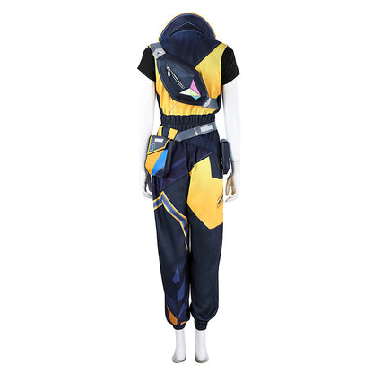 Prismatic Energy Cosplay Costume – Futuristic Fantasy Performance Outfit Set