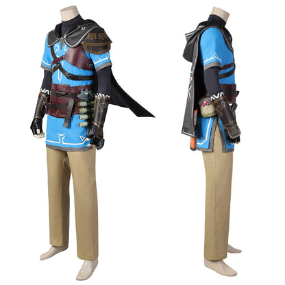 Heroic Adventurer Cosplay Costume – Male Fantasy Outfit with Accessories