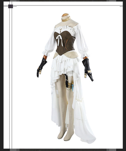FF14-style Ishgard Noble Attire Healing/Ranged Female Cosplay Dress