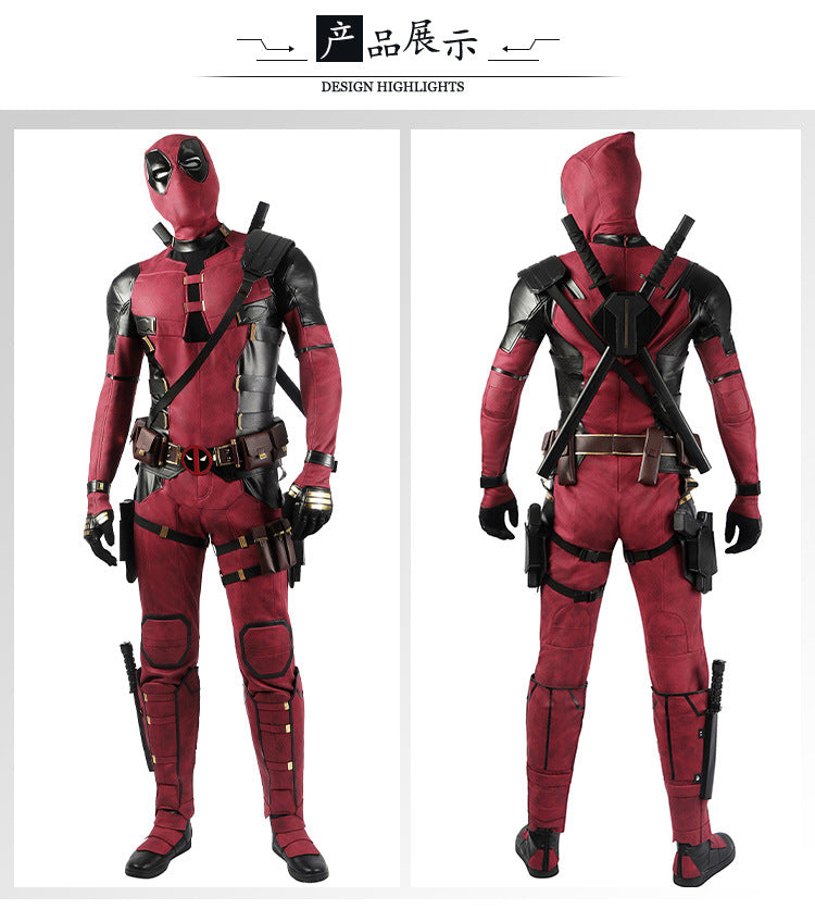 Mercenary Hero Cosplay Costume – Wade Bodysuit and Accessories Set