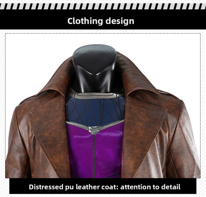 Anti-Hero Red Tactical Suit with Black Accents - Full Cosplay Outfit Male | Belt Holsters Gloves Mask