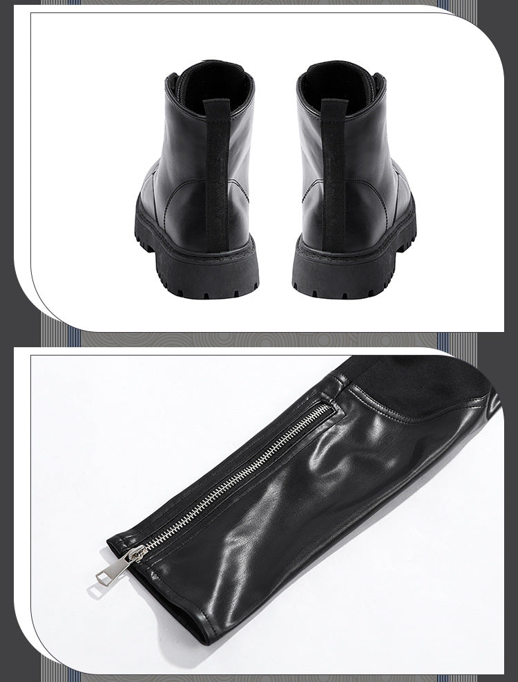 Dark Daywalker Black Jumpsuit with Silver Details - Sword Harness Cosplay Costume Men Leather Look