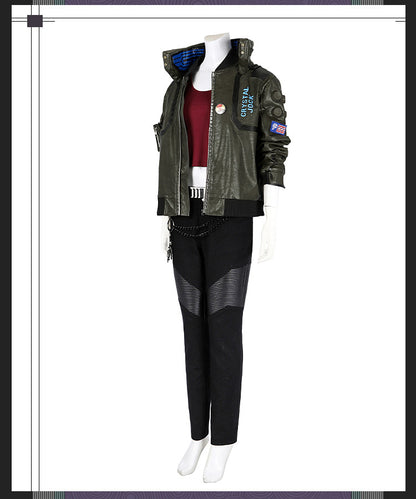 Futuristic Cyberpunk Rider Jacket – Sci-Fi Inspired Cosplay Outerwear for Men & Women