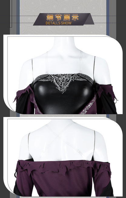 Twilight Hermit Cosplay Costume – Dark Fantasy Cloak & Hat Set for Halloween