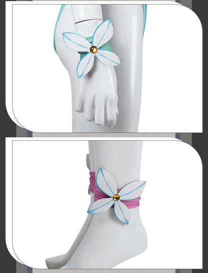 Aqua Wing Sorceress Cosplay Swimsuit – Fantasy Butterfly-Themed Outfit for Women