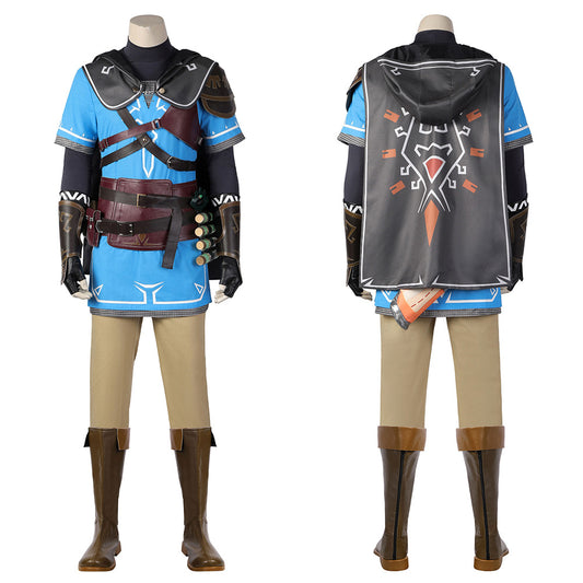 Heroic Adventurer Cosplay Costume – Male Fantasy Outfit with Accessories