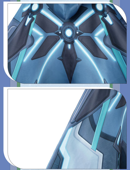 Ice Valkyrie Cosplay Costume – Fantasy Anime Battle Outfit for Women