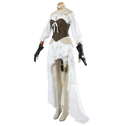 FF14-style Ishgard Noble Attire Healing/Ranged Female Cosplay Dress