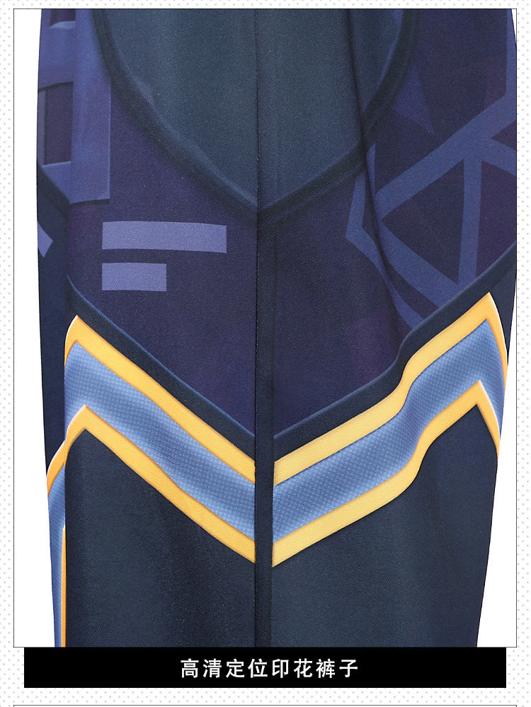 Prismatic Energy Cosplay Costume – Futuristic Fantasy Performance Outfit Set