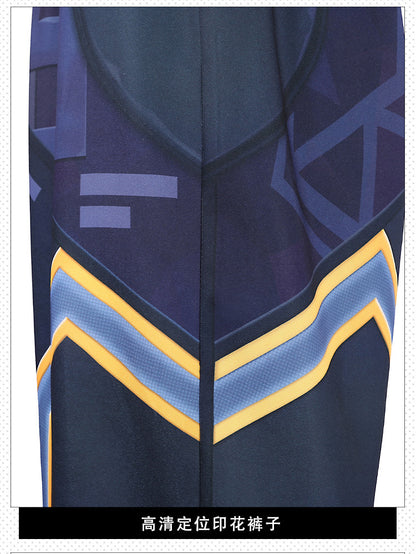 Prismatic Energy Cosplay Costume – Futuristic Fantasy Performance Outfit Set