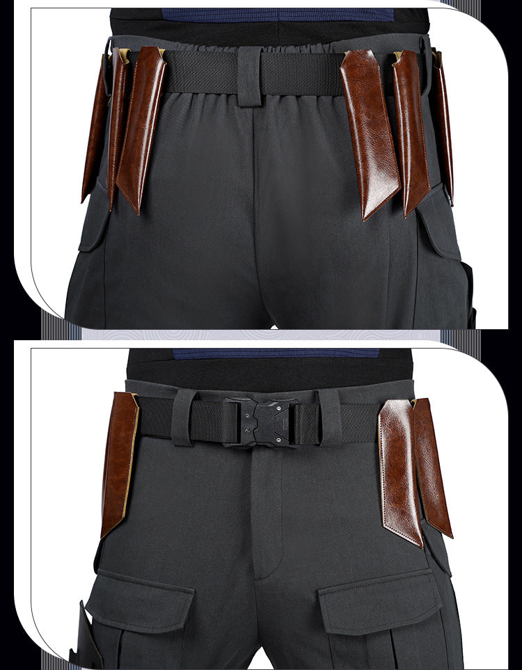 Crimson Vigilante Cosplay Costume – Heroic Stealth Outfit for Halloween & Performances