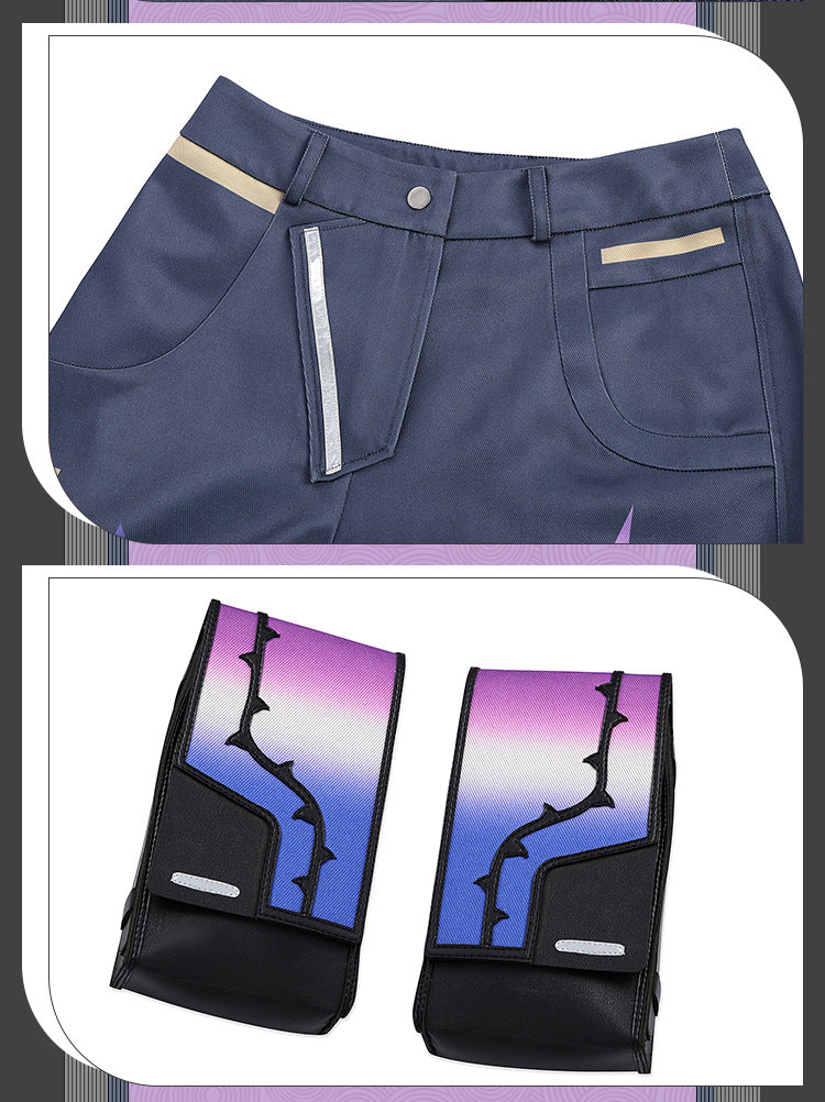 Metallic Thorn Sentinel Cosplay Set - Green Black Futuristic Armor Outfit Male/Female