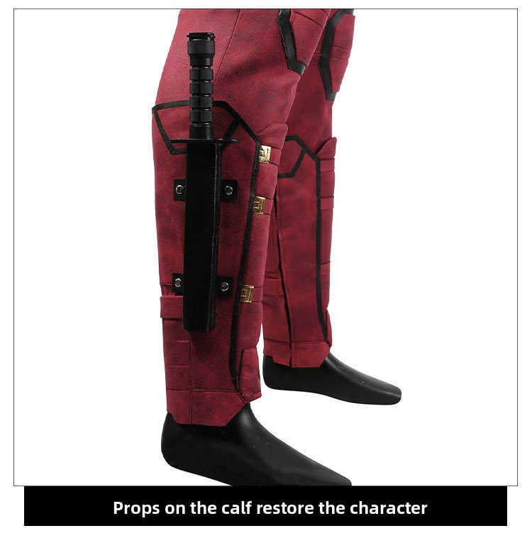 Mercenary Hero Cosplay Costume – Wade Bodysuit and Accessories Set