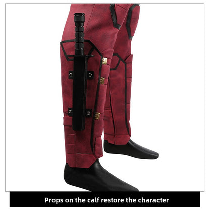 Mercenary Hero Cosplay Costume – Wade Bodysuit and Accessories Set