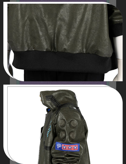 Futuristic Cyberpunk Rider Jacket – Sci-Fi Inspired Cosplay Outerwear for Men & Women