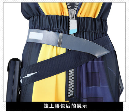 Prismatic Energy Cosplay Costume – Futuristic Fantasy Performance Outfit Set