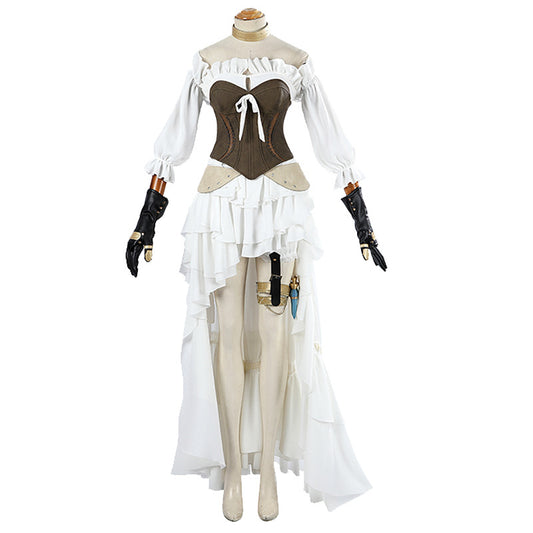 FF14-style Ishgard Noble Attire Healing/Ranged Female Cosplay Dress