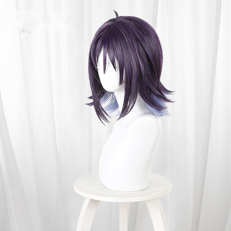 Iroha Sakayori Color-block Short Flipped Cosplay Wig for Cosmic Princess Kaguya! - 613C