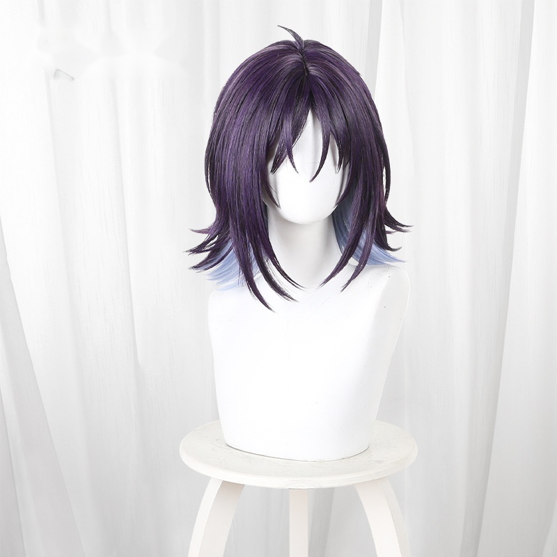 Iroha Sakayori Color-block Short Flipped Cosplay Wig for Cosmic Princess Kaguya! - 613C - Image 2