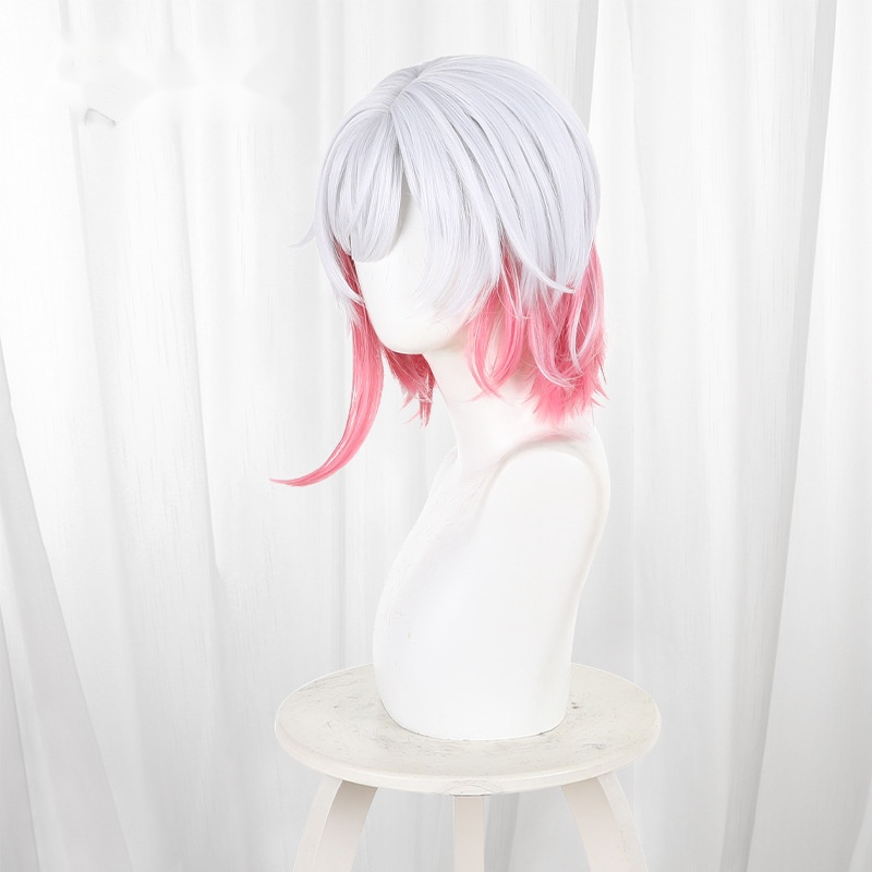 Emma Sakuraba Gradient Short Cosplay Wig for Magical Girl Witch Trial - 612A