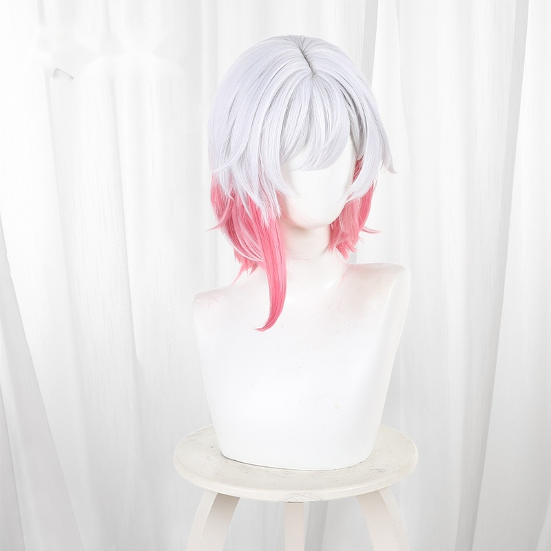 Emma Sakuraba Gradient Short Cosplay Wig for Magical Girl Witch Trial - 612A - Image 2